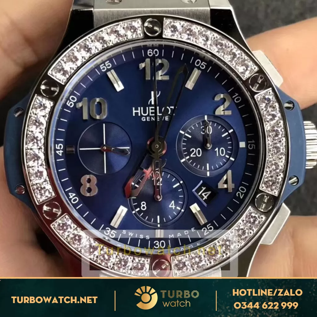 đồng hồ Hublot replica 1-1 BigBang Steel Blue