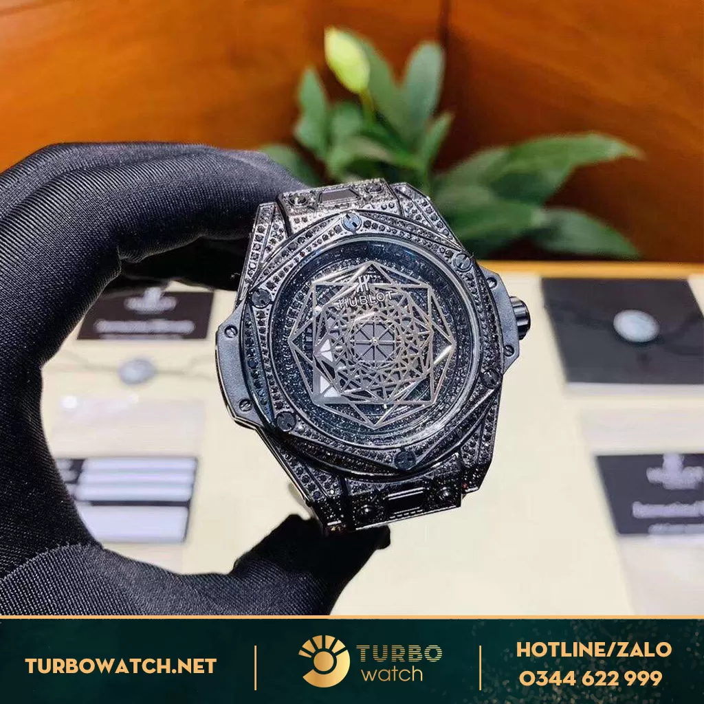 Đồng hồ HUBLOT replica 1-1 SANGBLEU black 