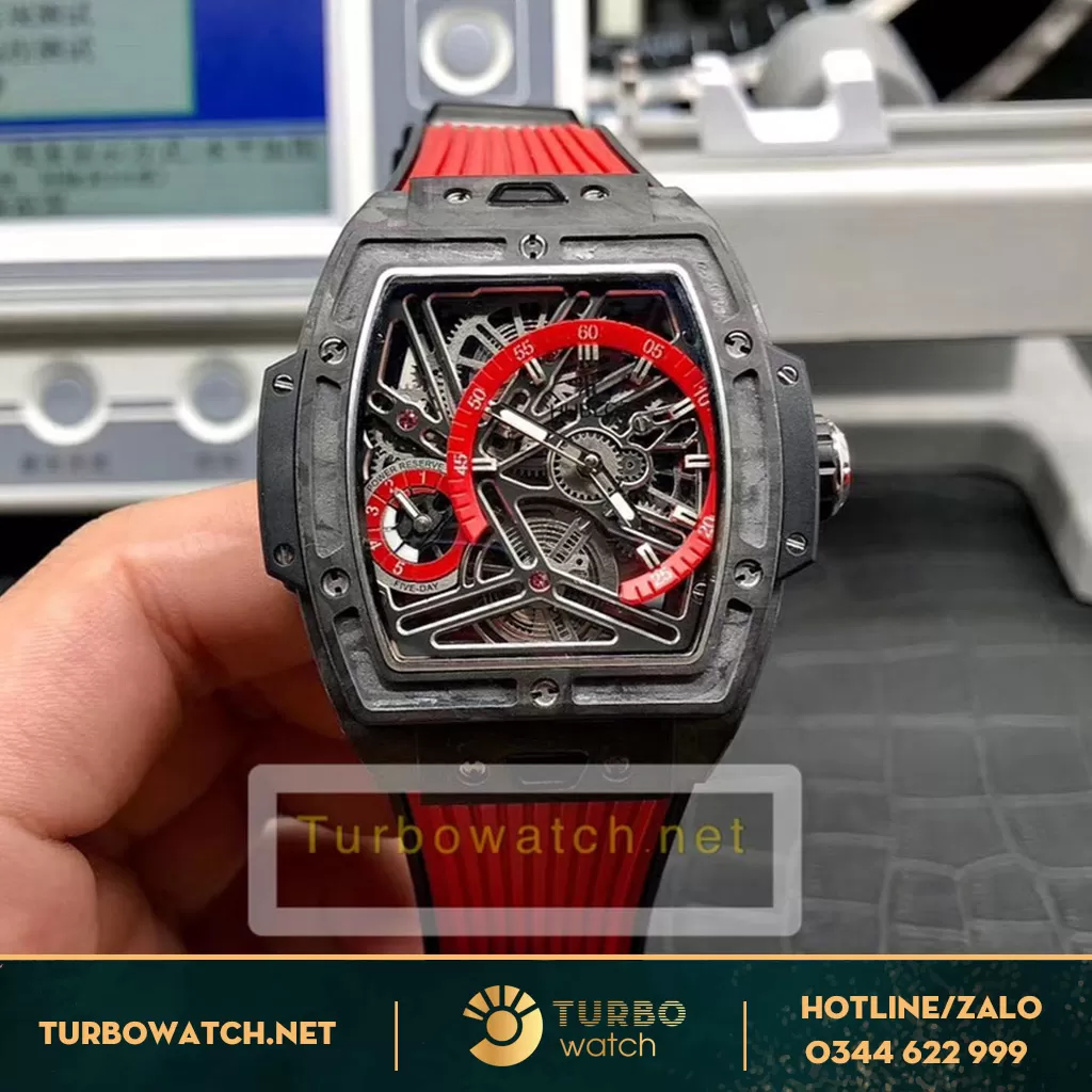 đồng hồ Hublot replica 1-1 Tourbillon Carbon