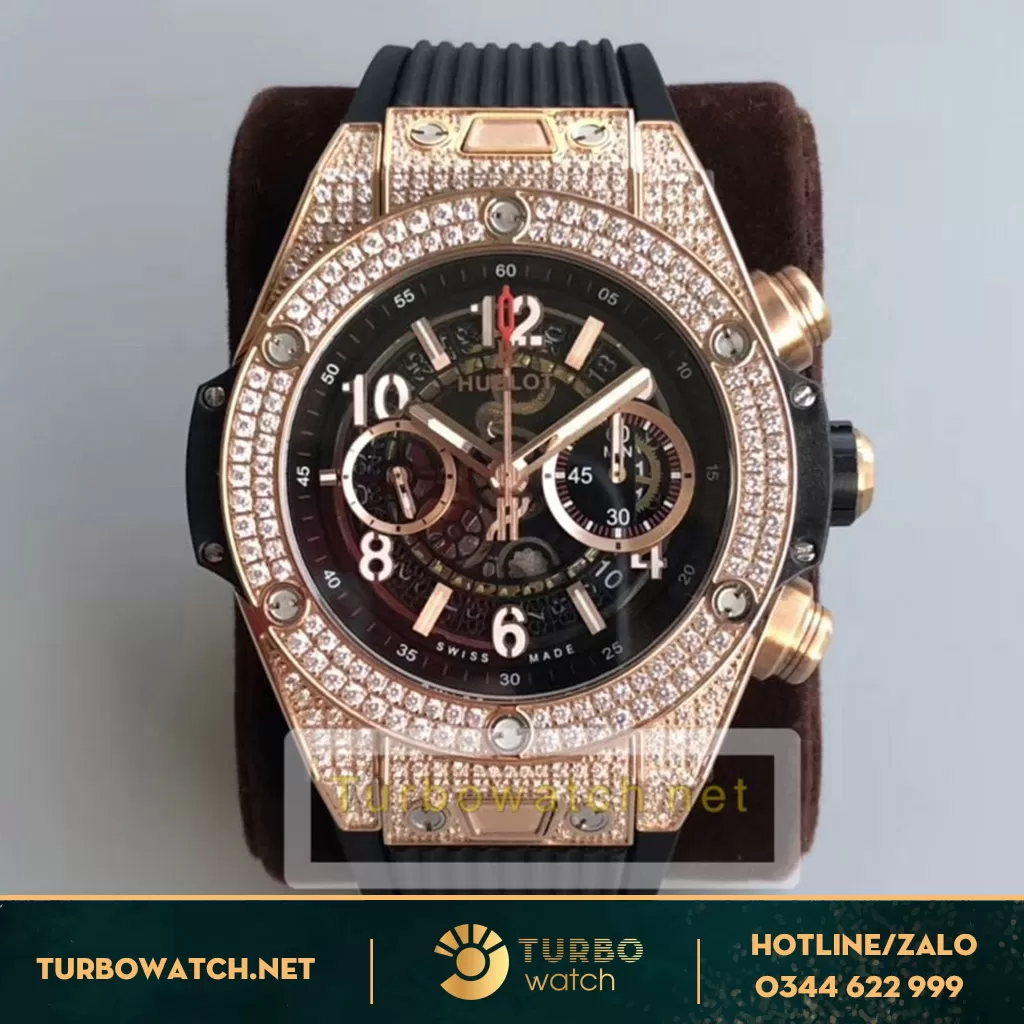 đồng hồ Hublot siêu cấp 1-1 BIGBANG KING GOLD PAVE