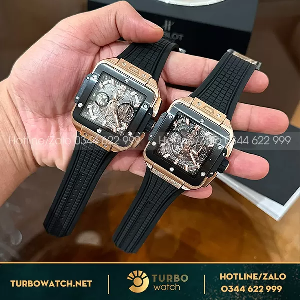 Đồng hồ hublot square unico replica