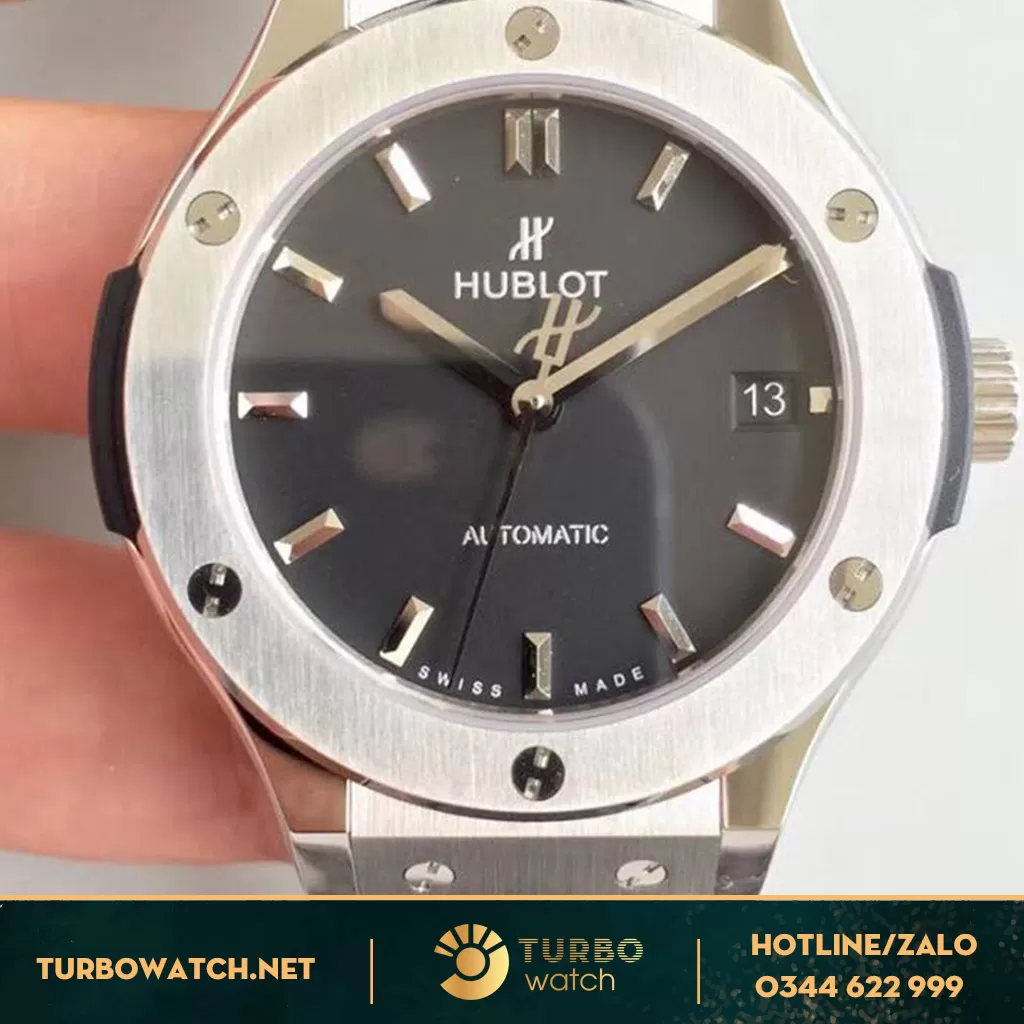 đồng hồ HUBLOT super fake 1-1 CLASSIC FUSION 38MM BLACK DIAl