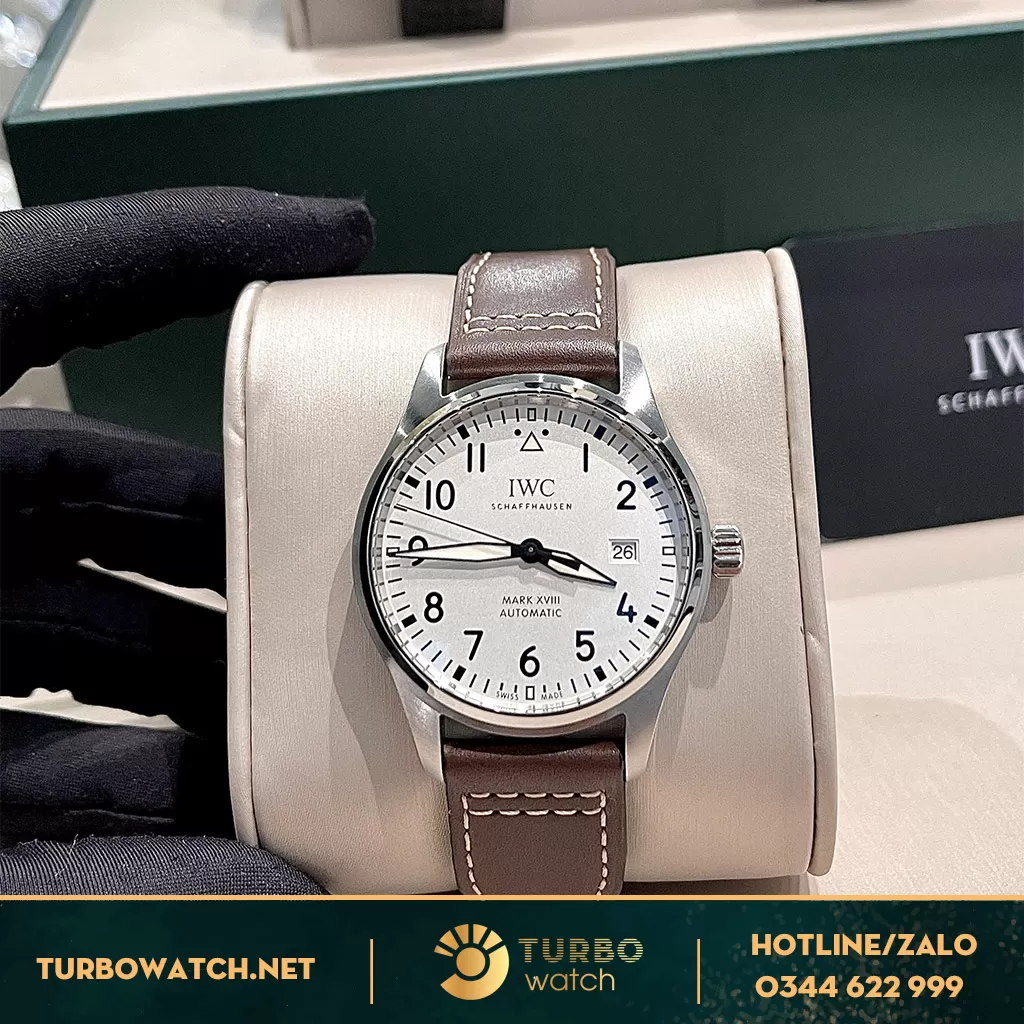 Đồng Hồ IWC Big Pilot’s Schaffhausen IW329301 Mặt Trắng 