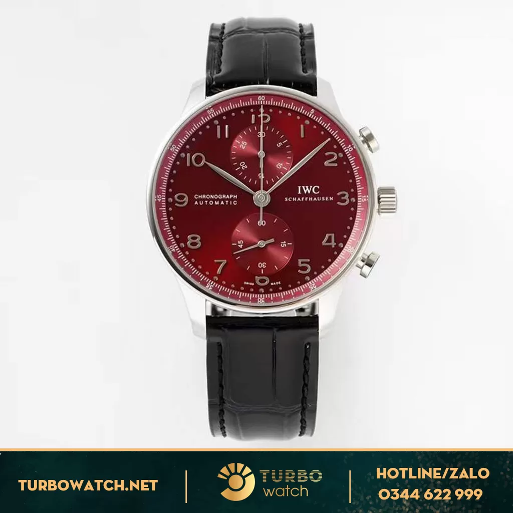 Đồng hồ IWC CHRONOGRAPH mặt đỏ
