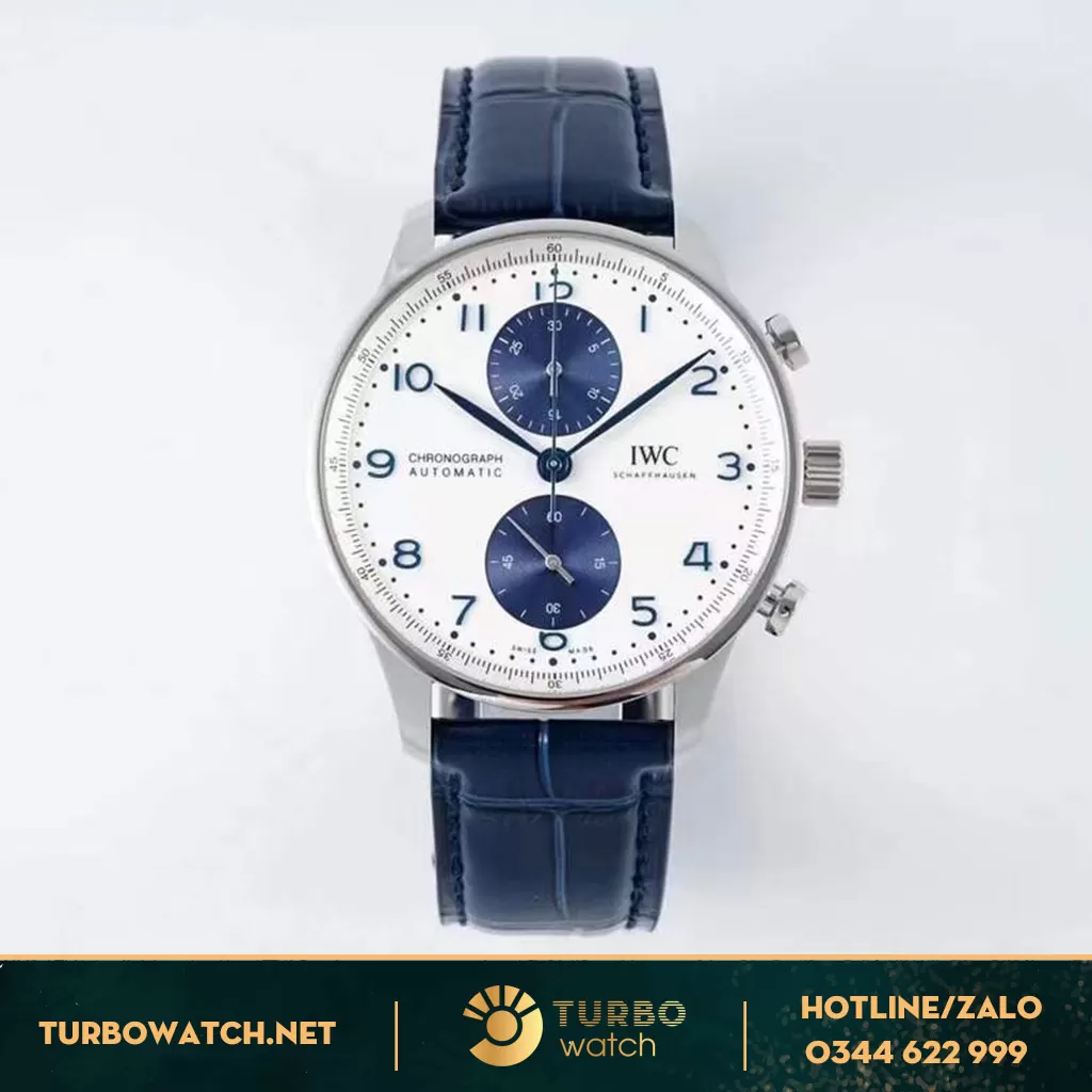 Đồng hồ IWC CHRONOGRAPH mặt xanh