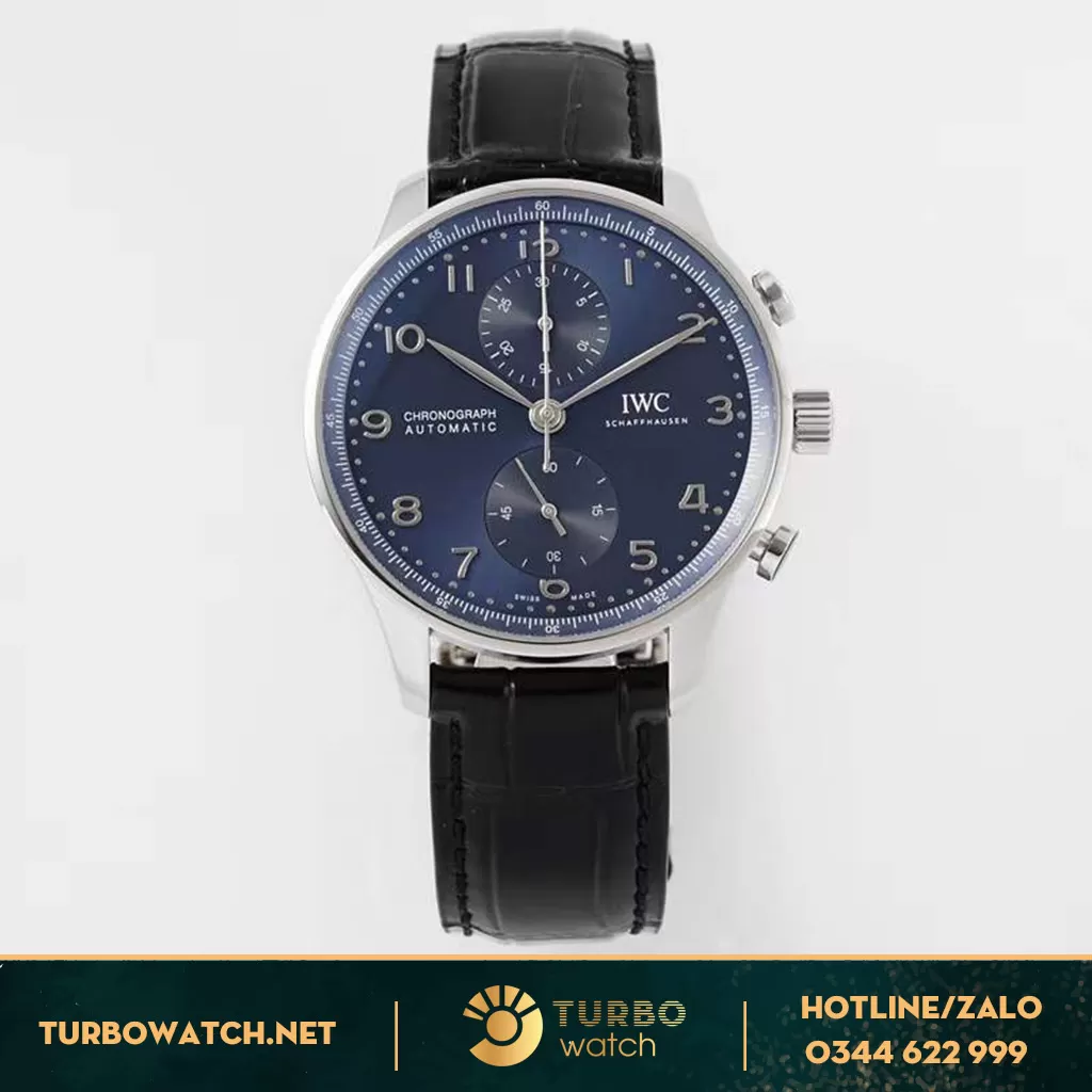 Đồng hồ IWC CHRONOGRAPH mặt xanh dương