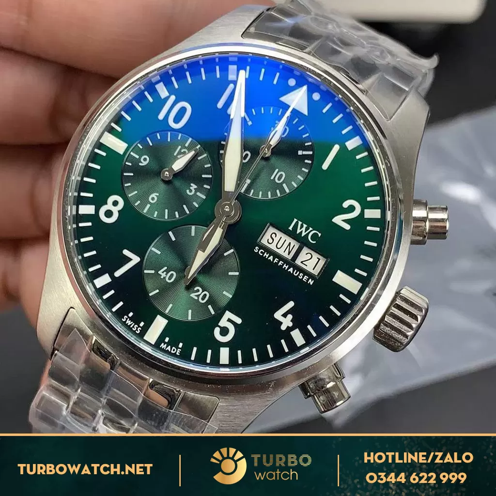 Đồng hồ IWC pilot green dial