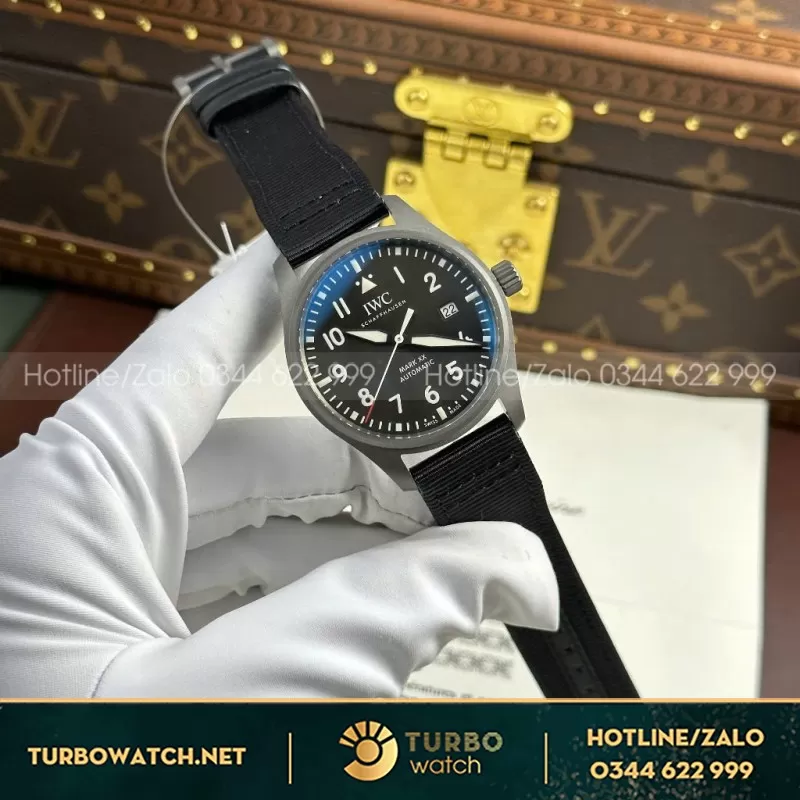 Đồng hồ iwc pilot’s iw328209 replica 11 mặt xám full set nhà máy m+ 40mm