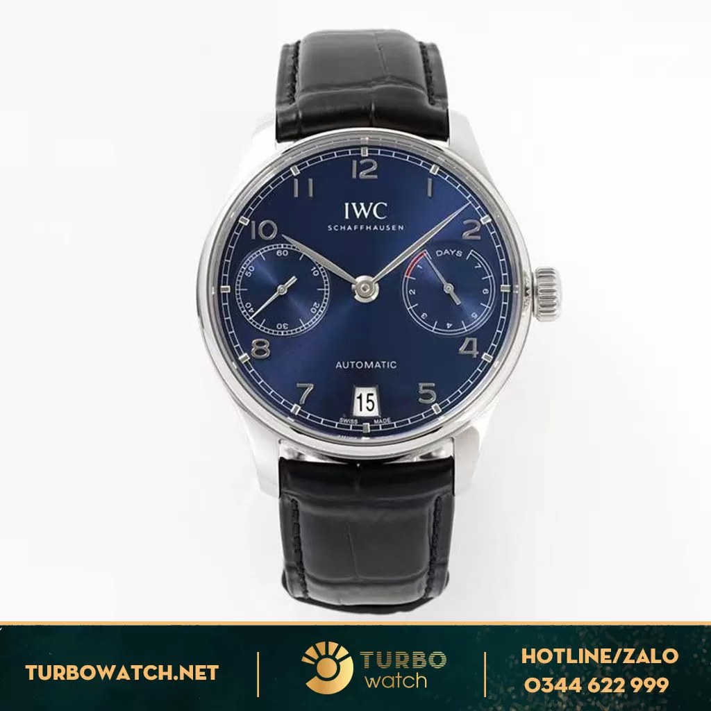 Đồng hồ IWC Portugieser mặt xanh dương