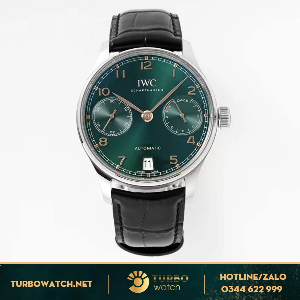 Đồng hồ IWC Portugieser mặt xanh lá