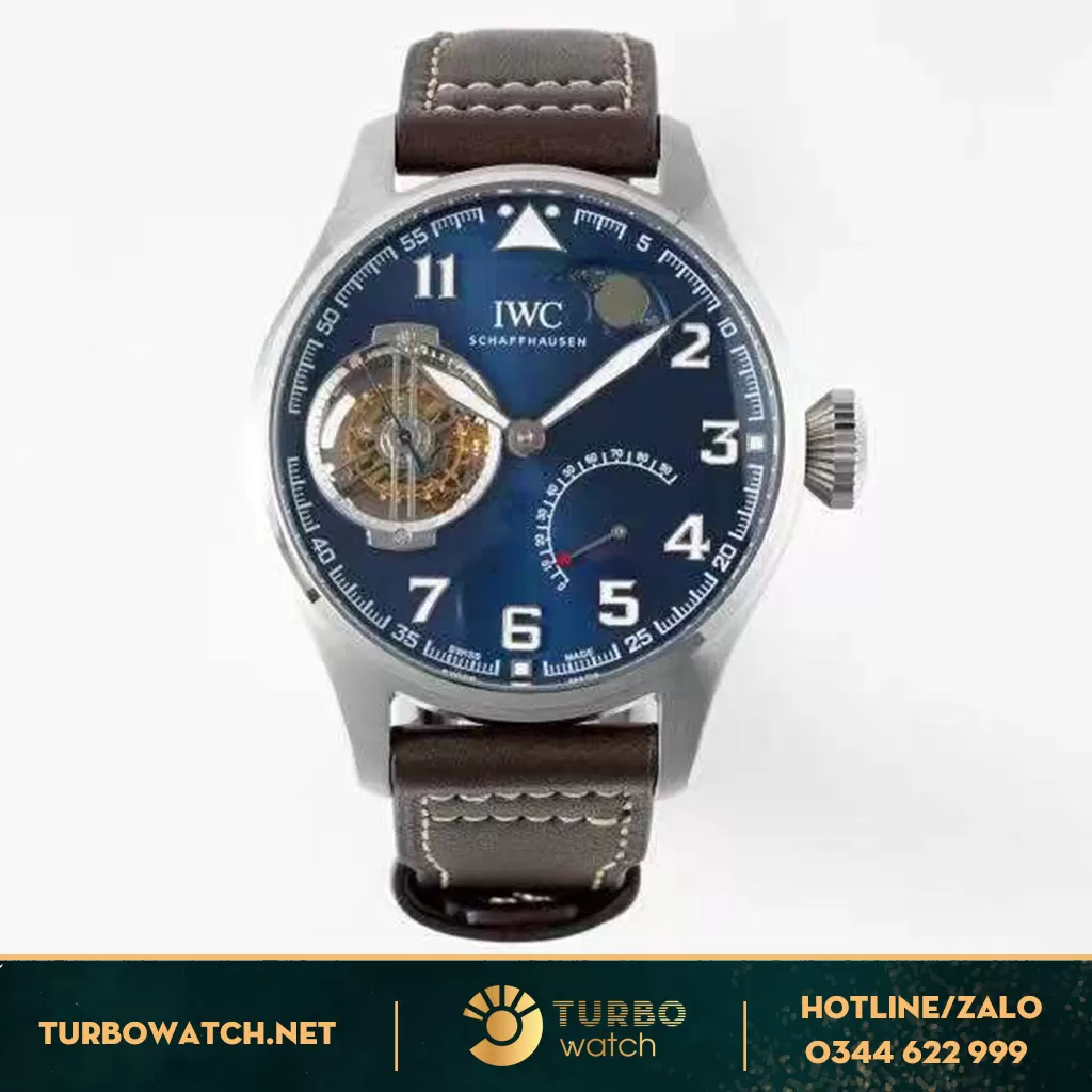 Đồng Hồ IWC Portuguese Turbilon Mặt Xanh 