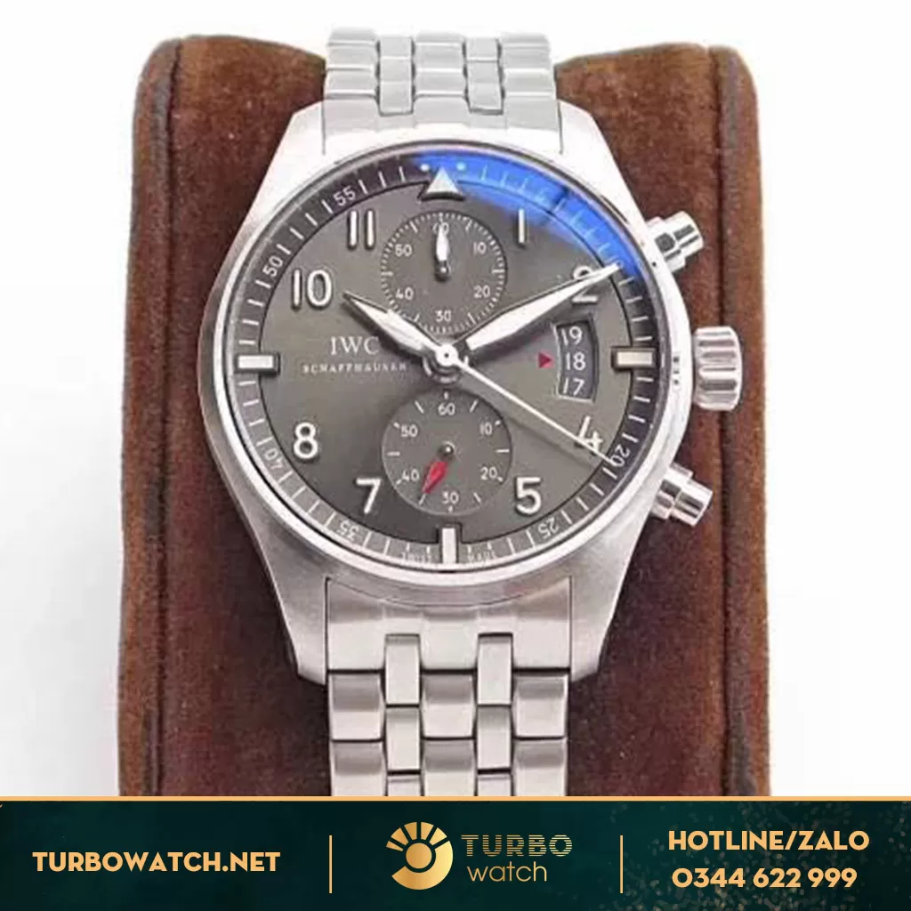 đồng hồ IWC replica 1-1 mặt xám máy thụy sỹ