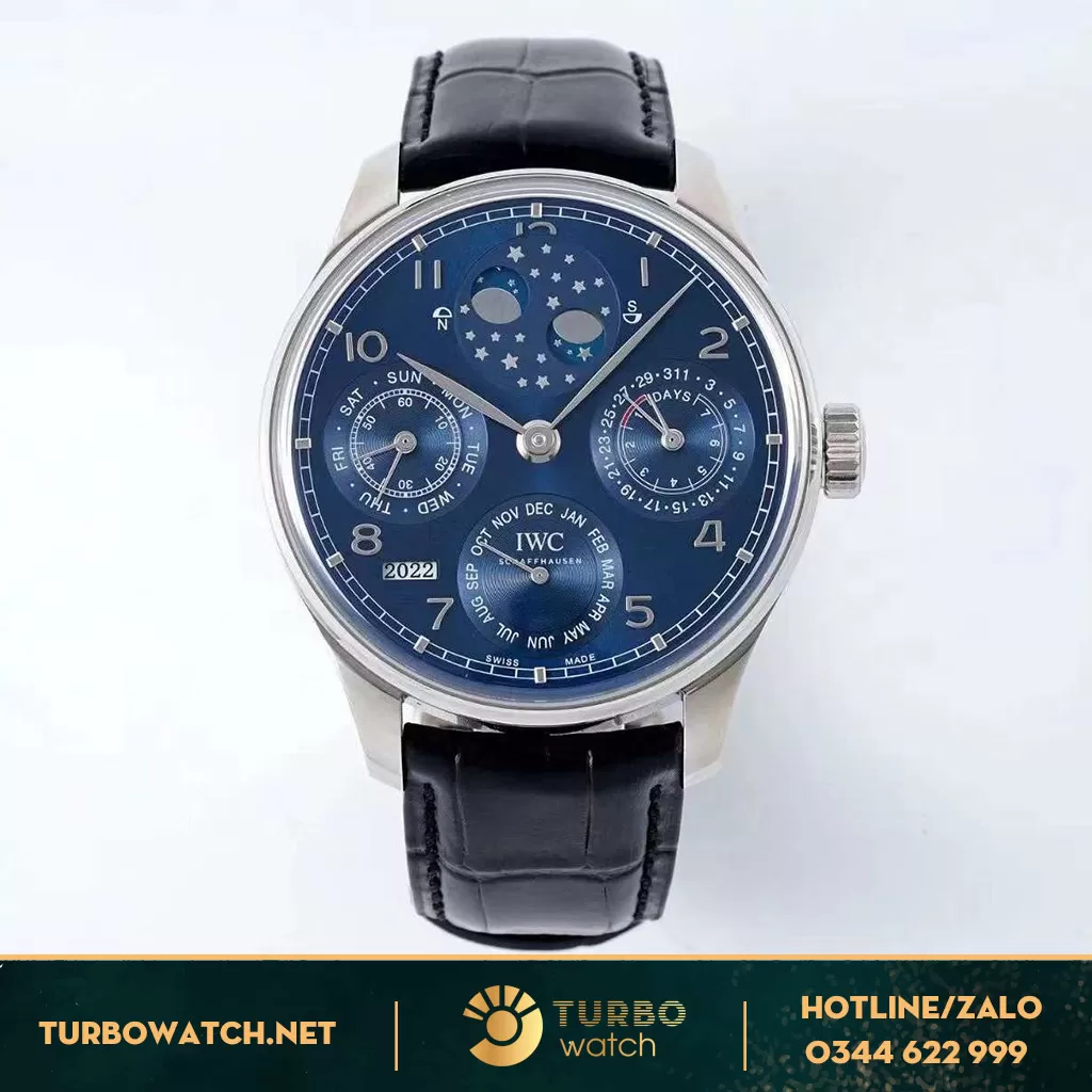 Đồng hồ Iwc Replica Pilot’s Watch Chronograph IW377709 mặt xanh