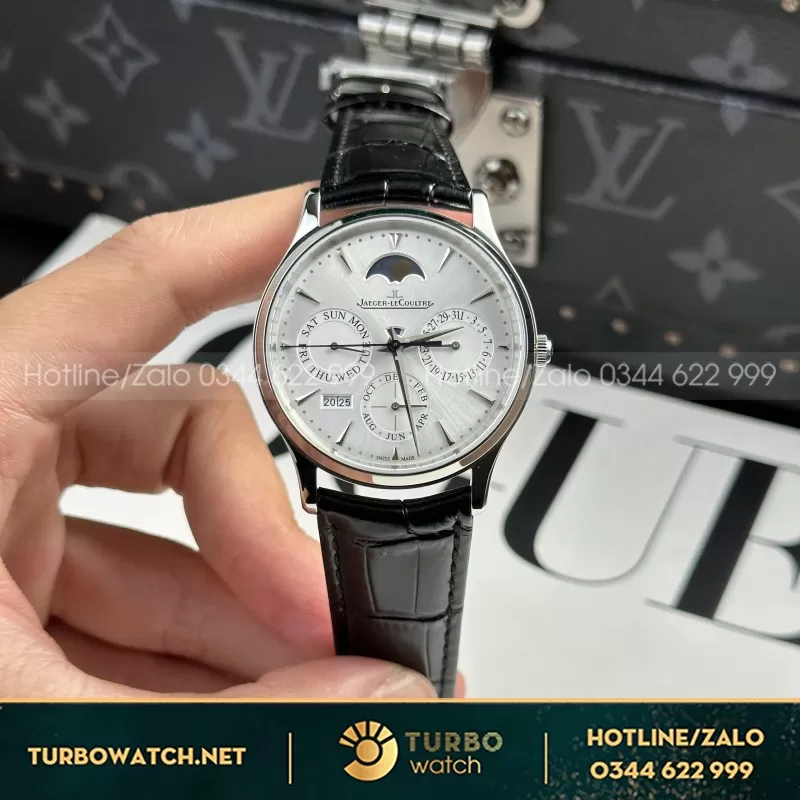 Đồng Hồ Jaeger LeCoultre Replica 11 Master Ultrathin Perpetual Calendar Mặt Bạc Nhà Máy VR 39mm