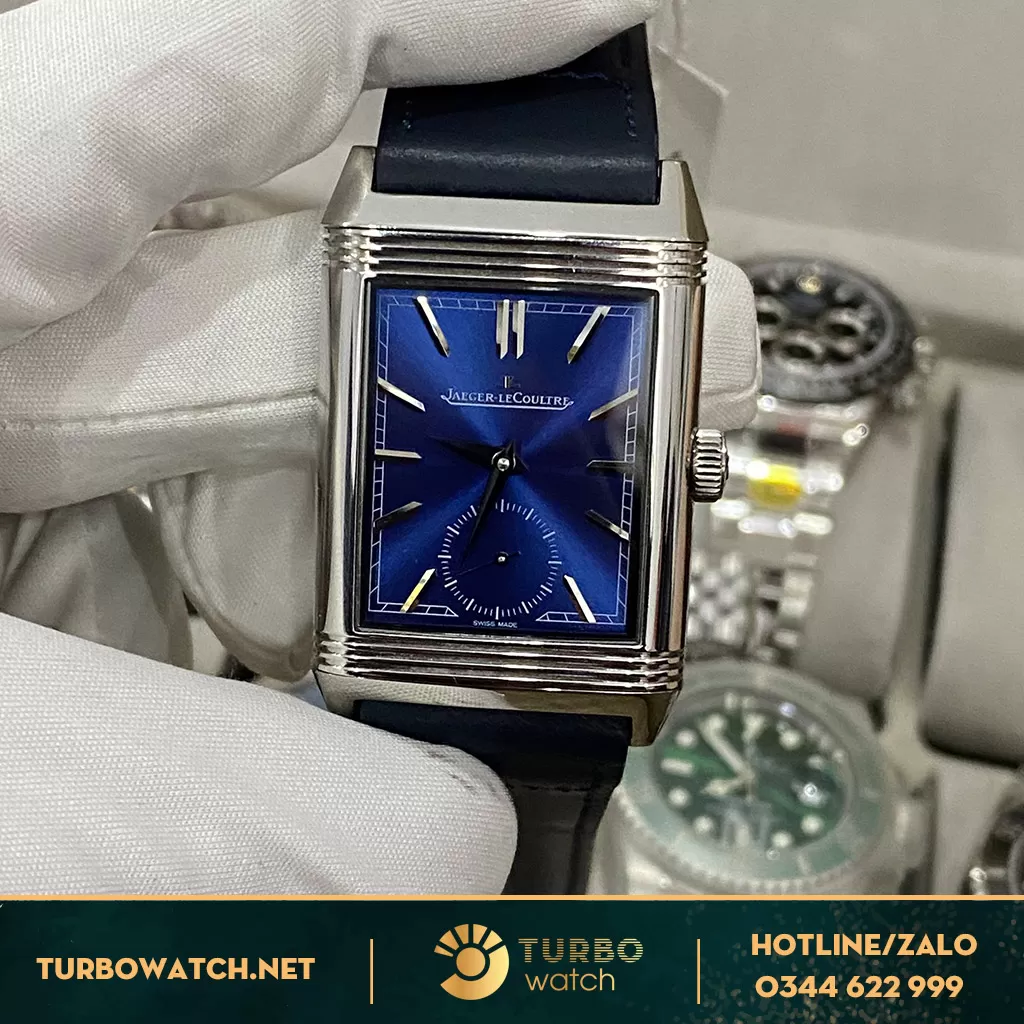 Đồng Hồ Jaeger-LeCoultre Reverso Tribute Mặt Xanh 