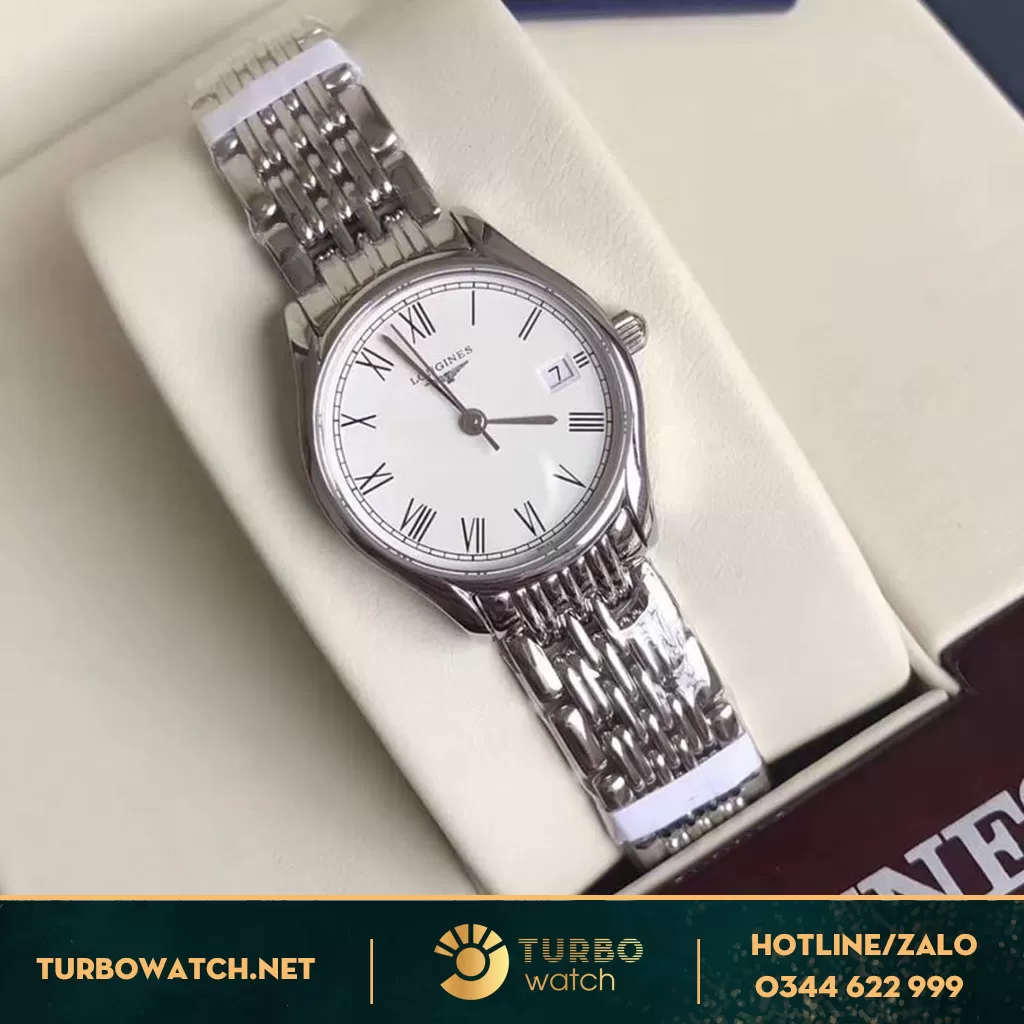 Đồng hồ LONGINES FAKE 1-1 mặt trắng