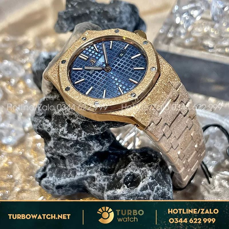 Đồng hồ nữ Audermas piguet Royal oak 33mm Frosted gold