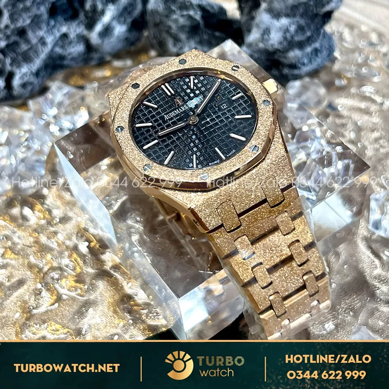 Đồng hồ nữ Audermas piguet Royal oak 33mm Frosted gold