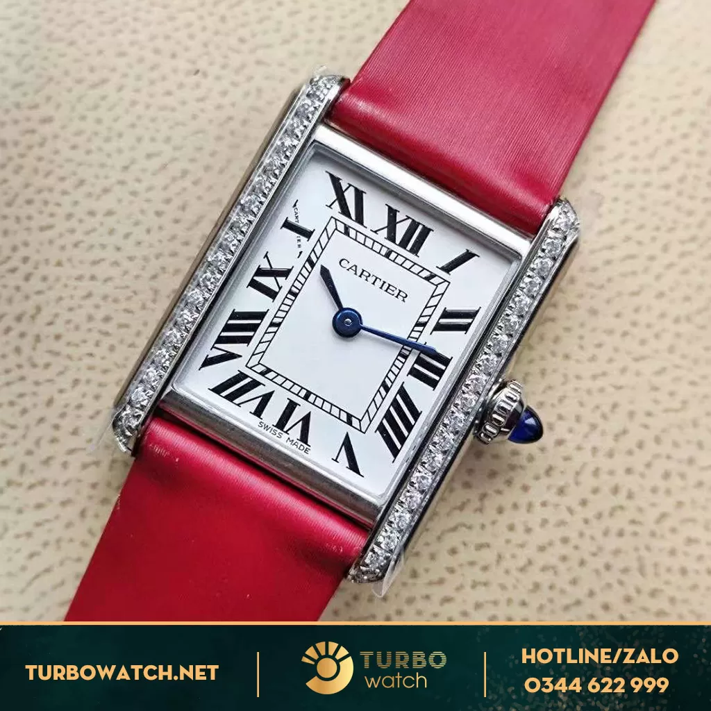 Đồng hồ nữ cartier tank must replica