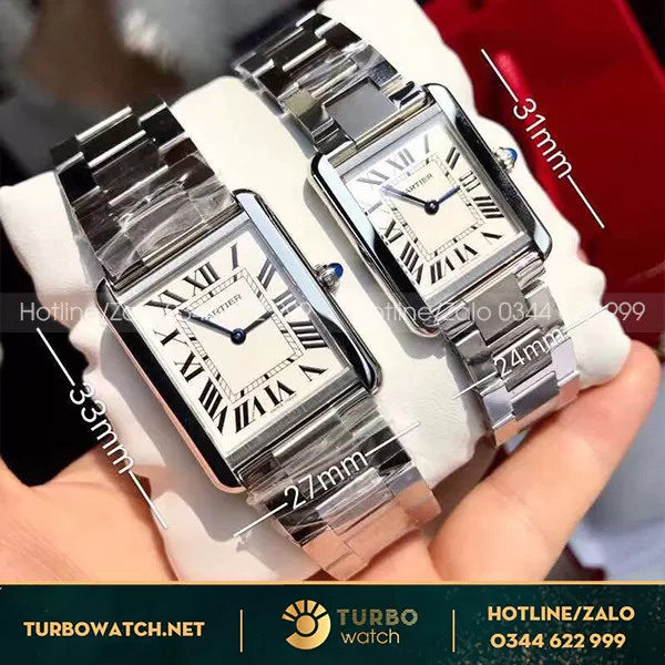 Đồng hồ nữ cartier tank solo