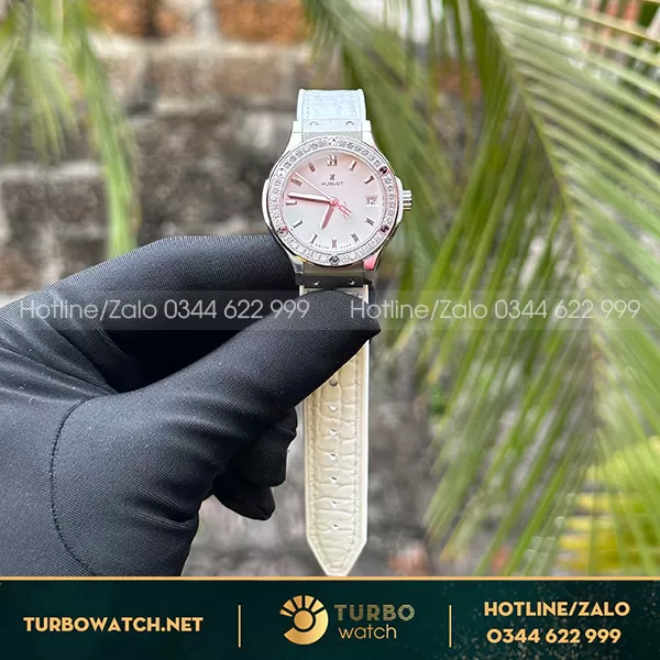 Đồng Hồ Nữ Hublot Fusion 33MM Máy Pin Rep 11