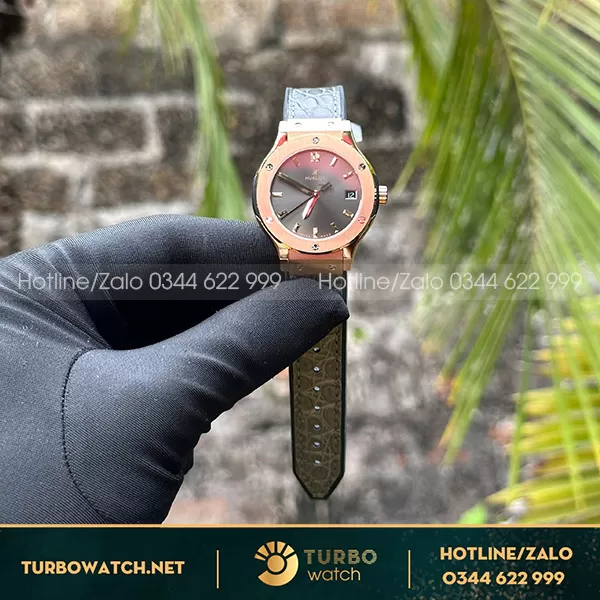 Đồng Hồ Nữ Hublot Fusion 33mm Máy Pin Rep Siêu Cấp