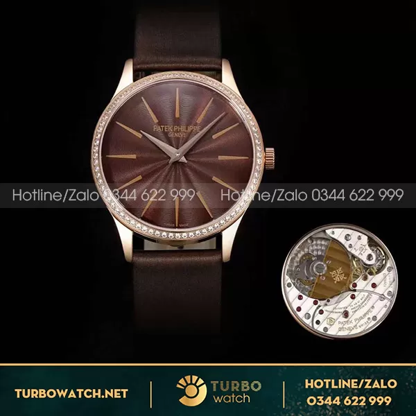Đồng Hồ Nữ Patek Philippe Calatrava Rep 1 1 4997/200R-001 Rose Gold