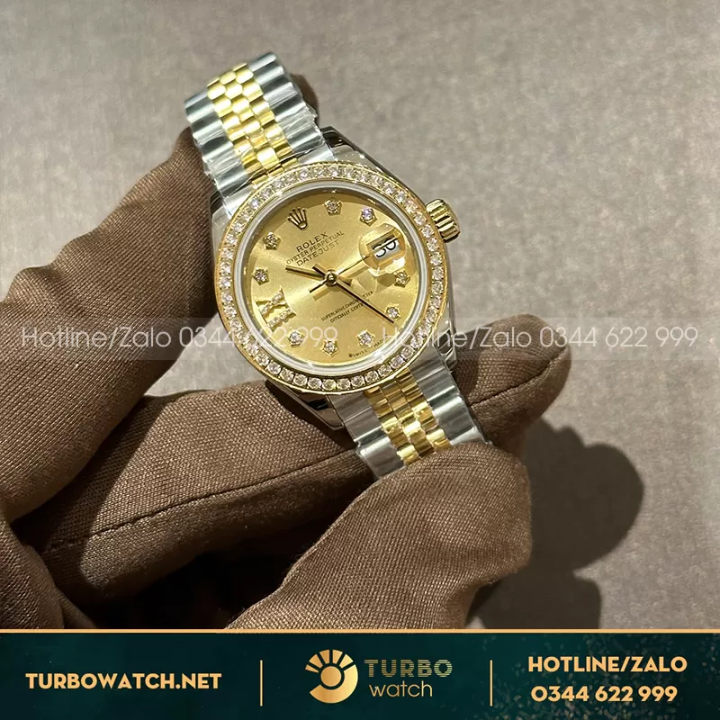 Đồng hồ nữ rolex 28mm máy cơ automatic