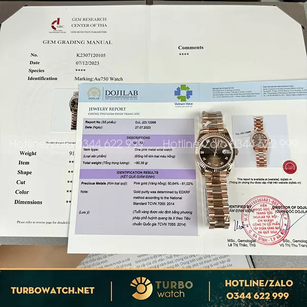 Đồng hồ nữ rolex datejust 31 bọc vàng hồng