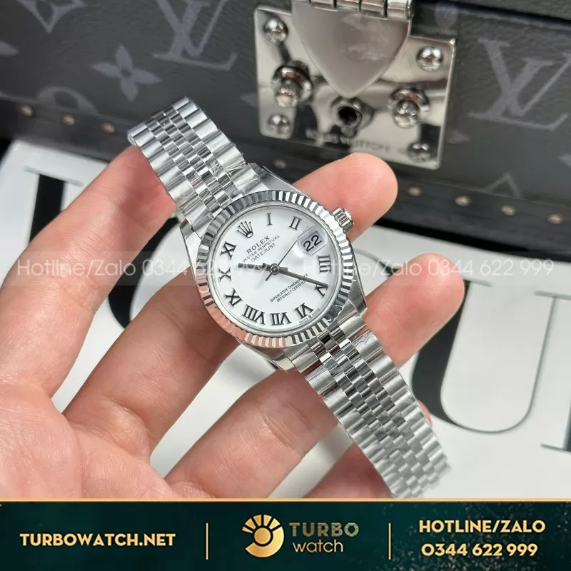 Đồng Hồ Nữ Rolex Datejust 31mm Mặt màu trắng 178273-0020