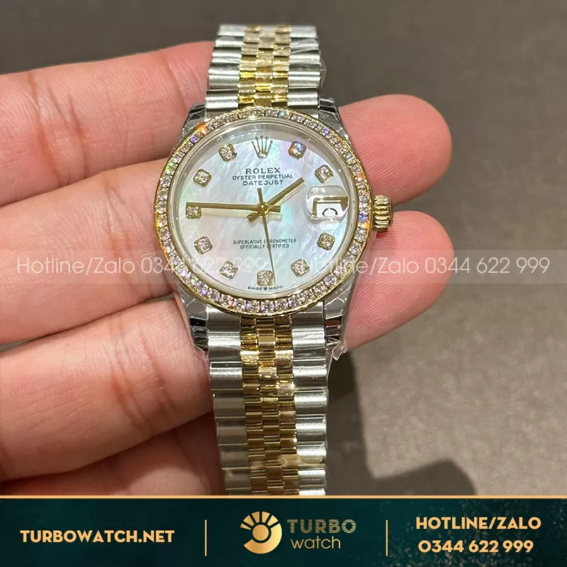 Đồng hồ nữ rolex datejust 31mm mặt MOP