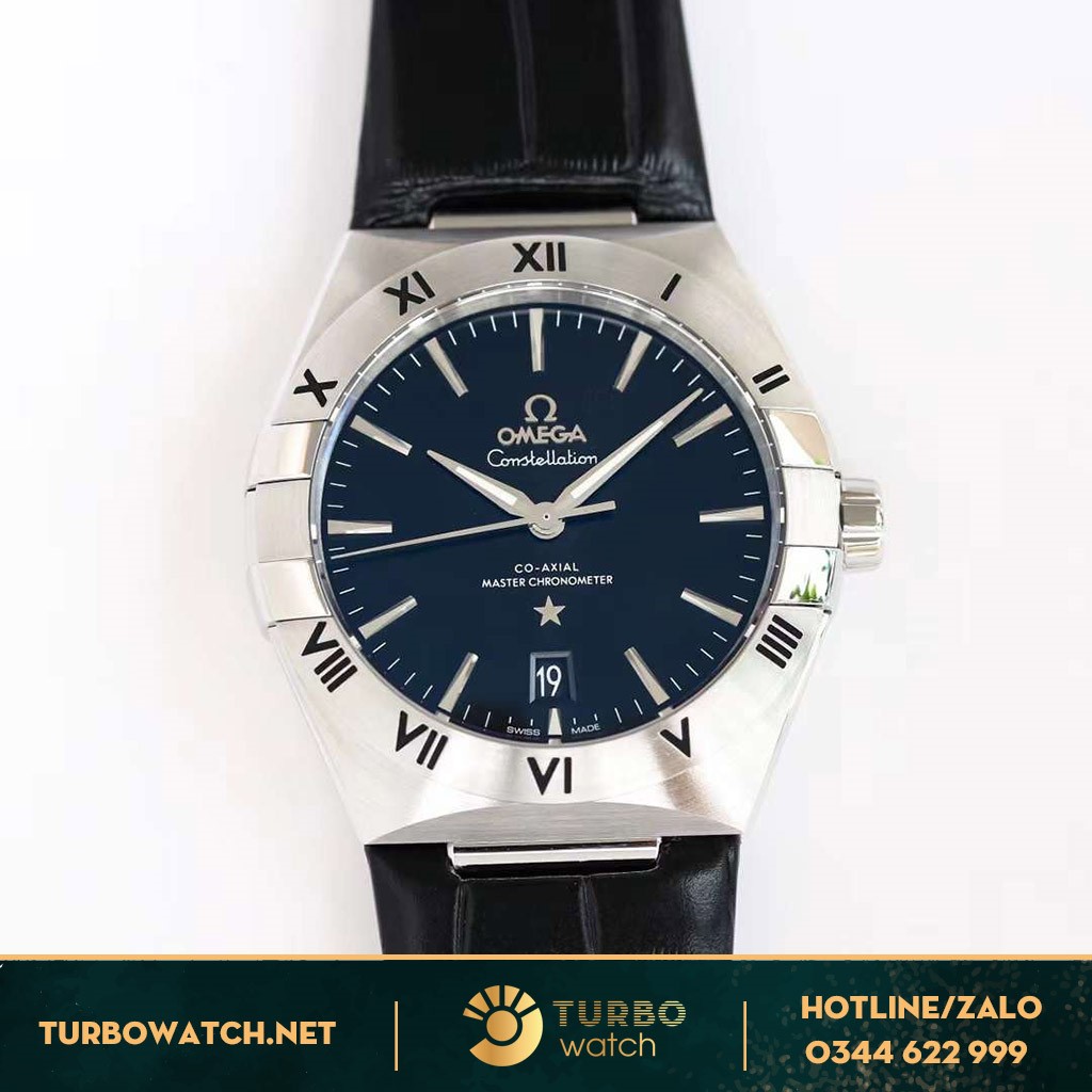 Đồng Hồ Omega Constellations Fake Dây Da Cao Cấp có thiết kế lạ mắt,đặc trưng và quyến rũ