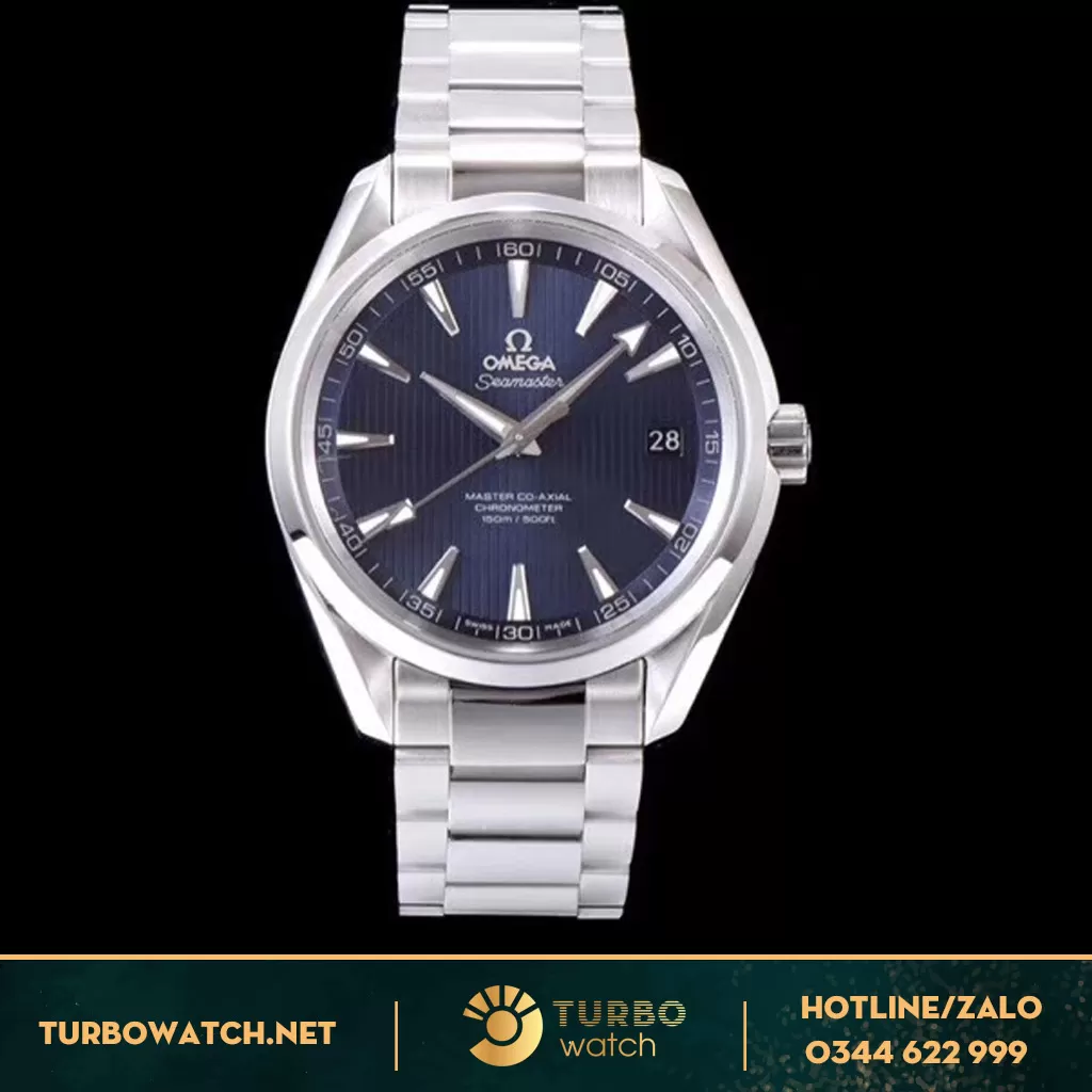 Đồng Hồ OMEGA SEAMASTER AQUA TERRA 41MM mặt xanh Replica