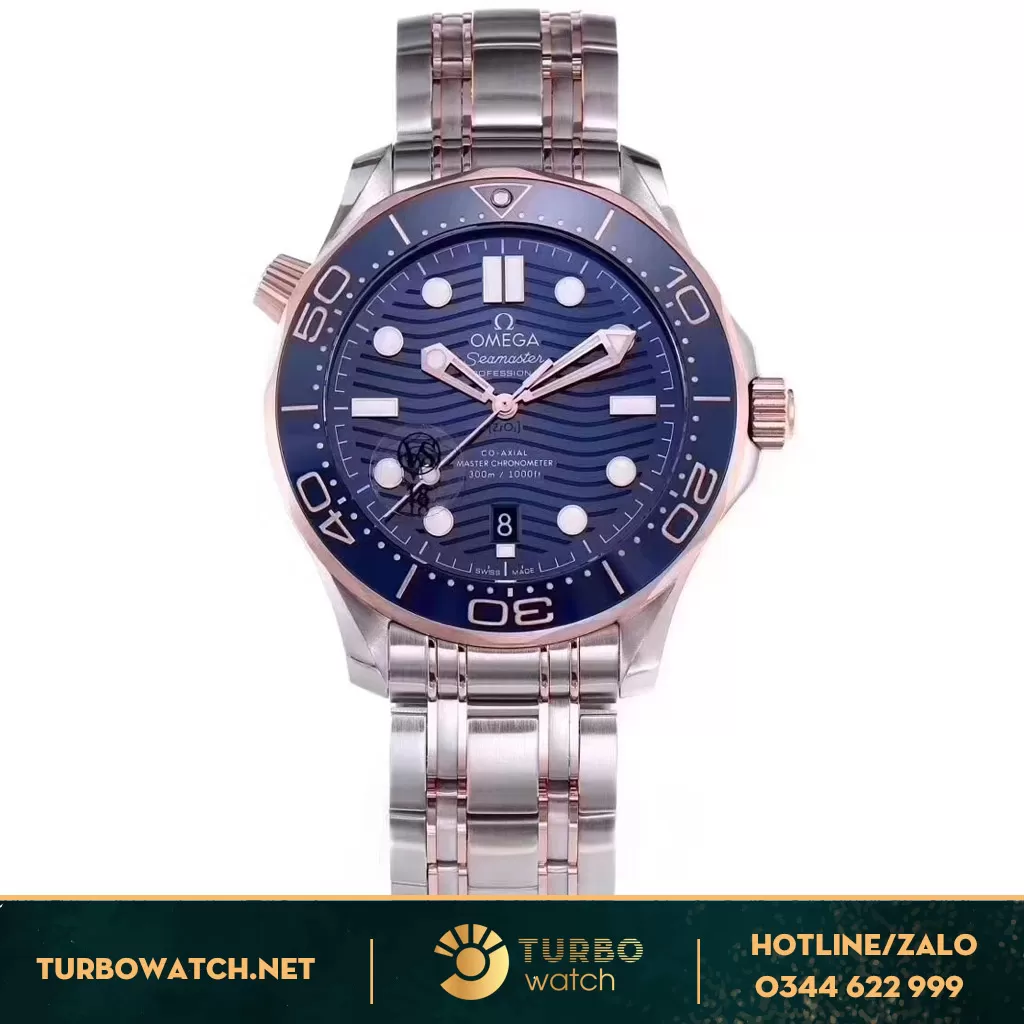 Đồng Hồ Omega Seamaster Diver 300M 42mm blue Replica 