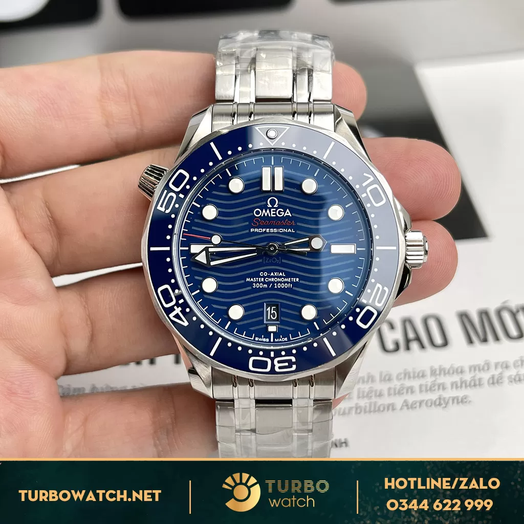 Đồng Hồ Omega Seamaster Fake 1:1 Diver 300M Co-Axial Master 210.32.42.20.03.001