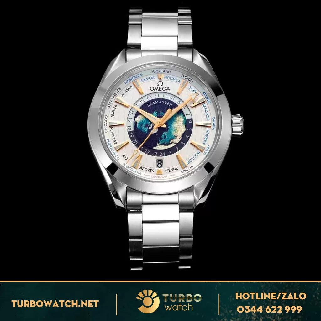 Đồng hồ omega seamaster world Time fake