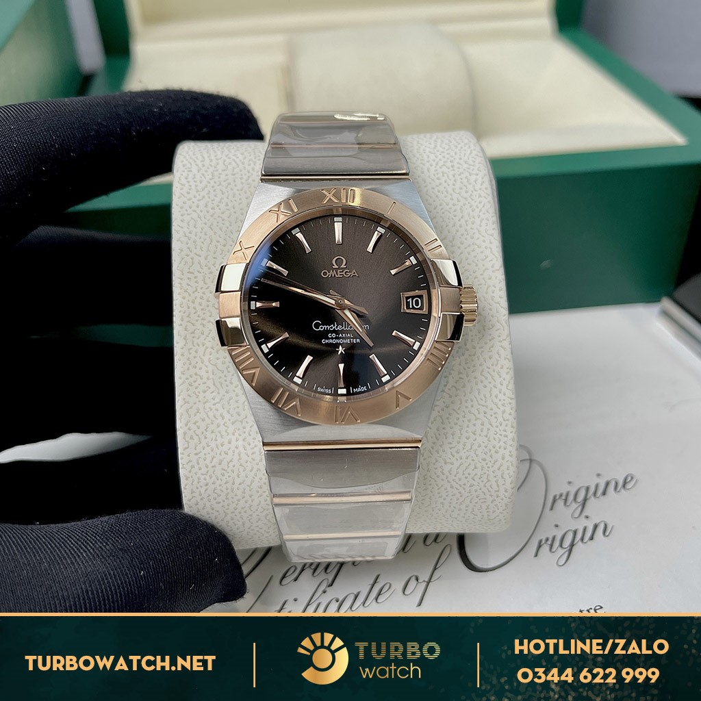 Vẻ đẹp sang trọng,đẳng cấp của Đồng Hồ Omega Siêu Cấp 1:1 Constellation 123.20.38.21.13.001