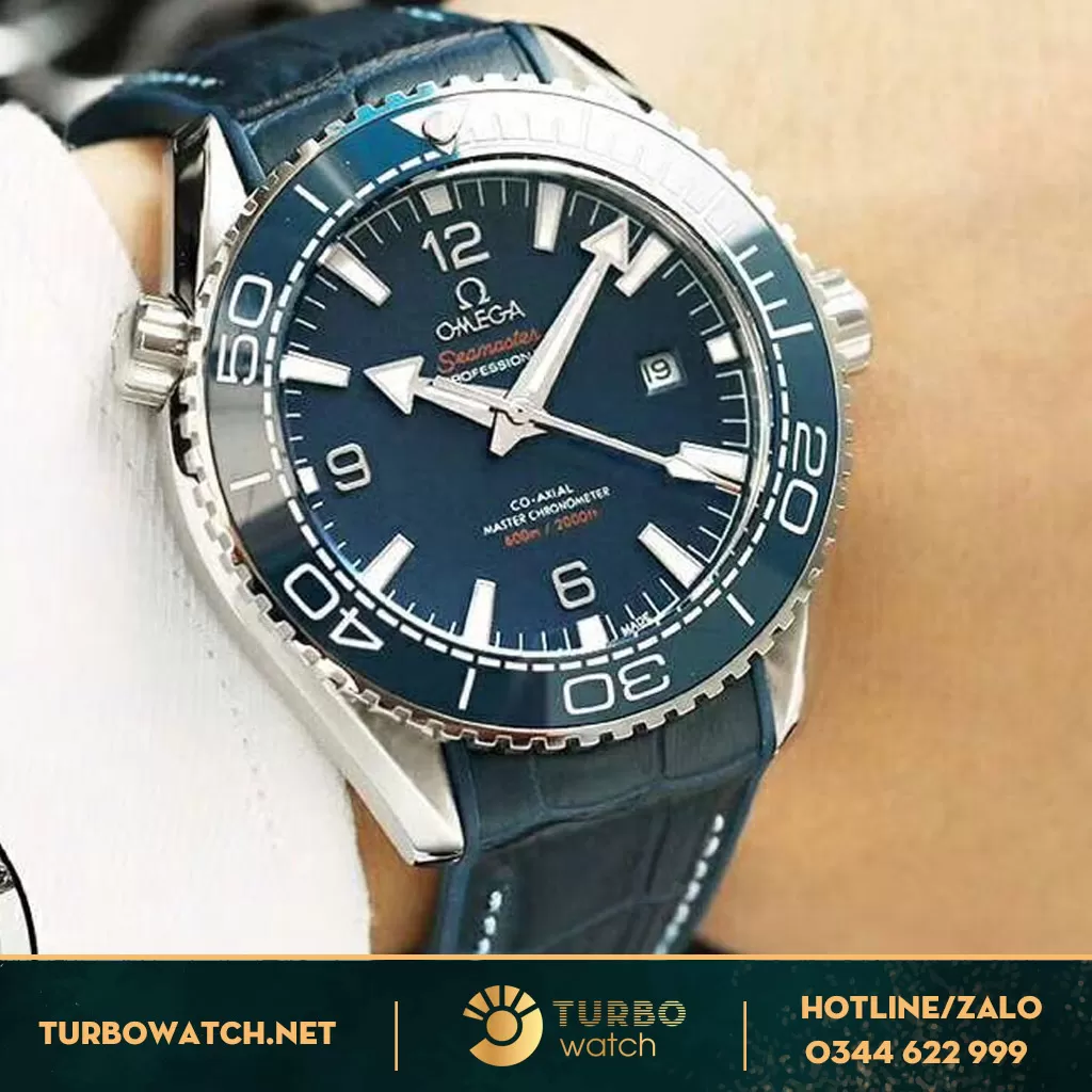 đồng hồ Omega siêu cấp 1-1 PLANET OCEAN 600M bleu