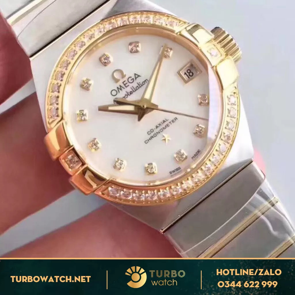 đồng hồ Omega super fake 1-1 CONSTELLATION QUARTZ 