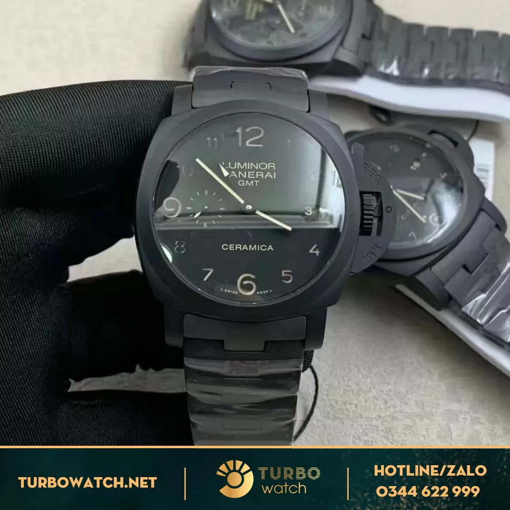 Đồng Hồ Panerai Submersible Ceramic Fiber Black Automatic