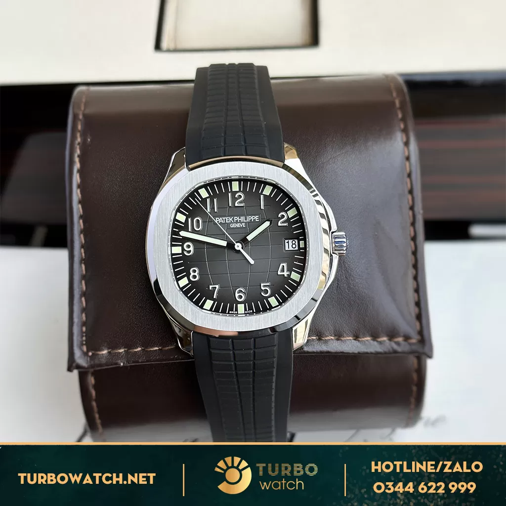 Đồng Hồ Patek Philippe Aquanaut 5167 mặt đen 3K - Factory