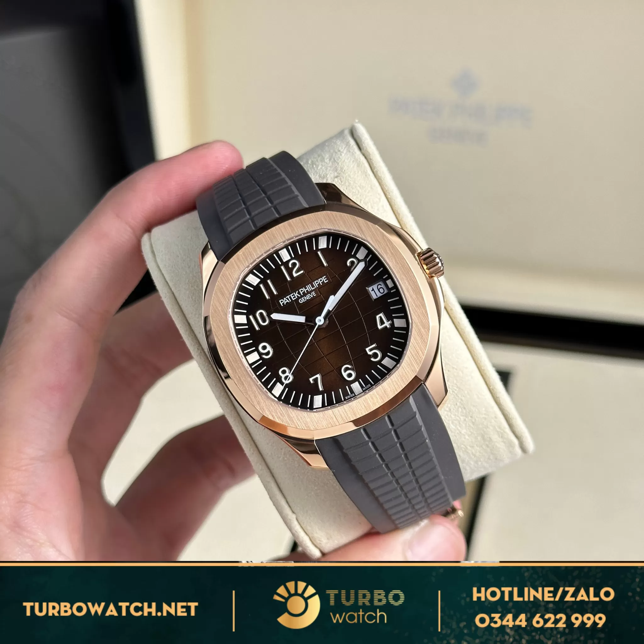 Đồng hồ Patek Philippe Aquanaut 5167 vàng hồng replica 