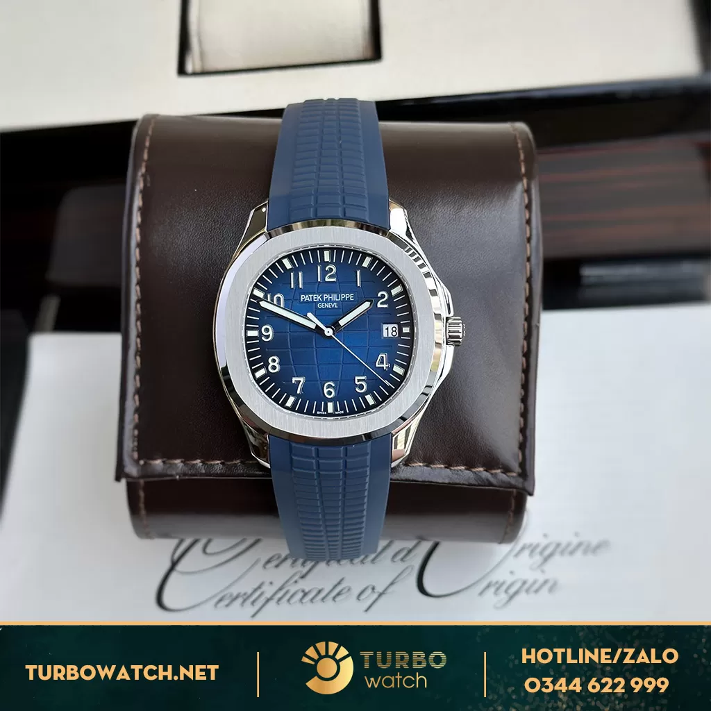 Đồng Hồ Patek Philippe Aquanaut 5168 Replica xanh blue 