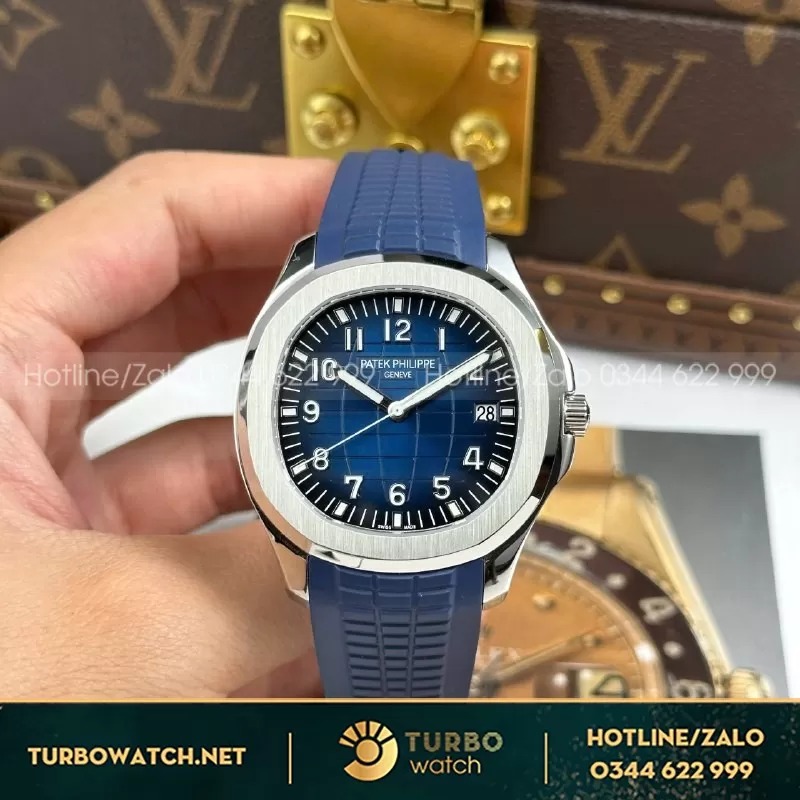 Đồng Hồ Patek Philippe Aquanaut 5168 • size 42mm - độ dày 8.1mm (tương đương chính hãng)