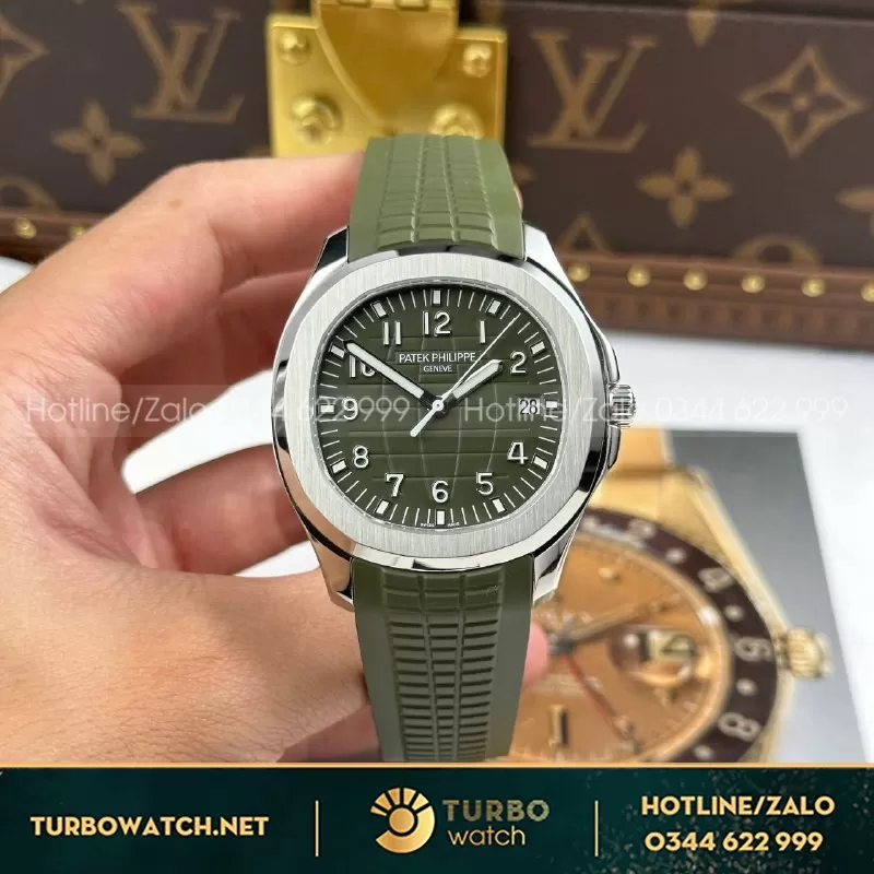 Đồng Hồ Patek Philippe Aquanaut 5168 • size 42mm - độ dày 8.1mm (tương đương chính hãng)