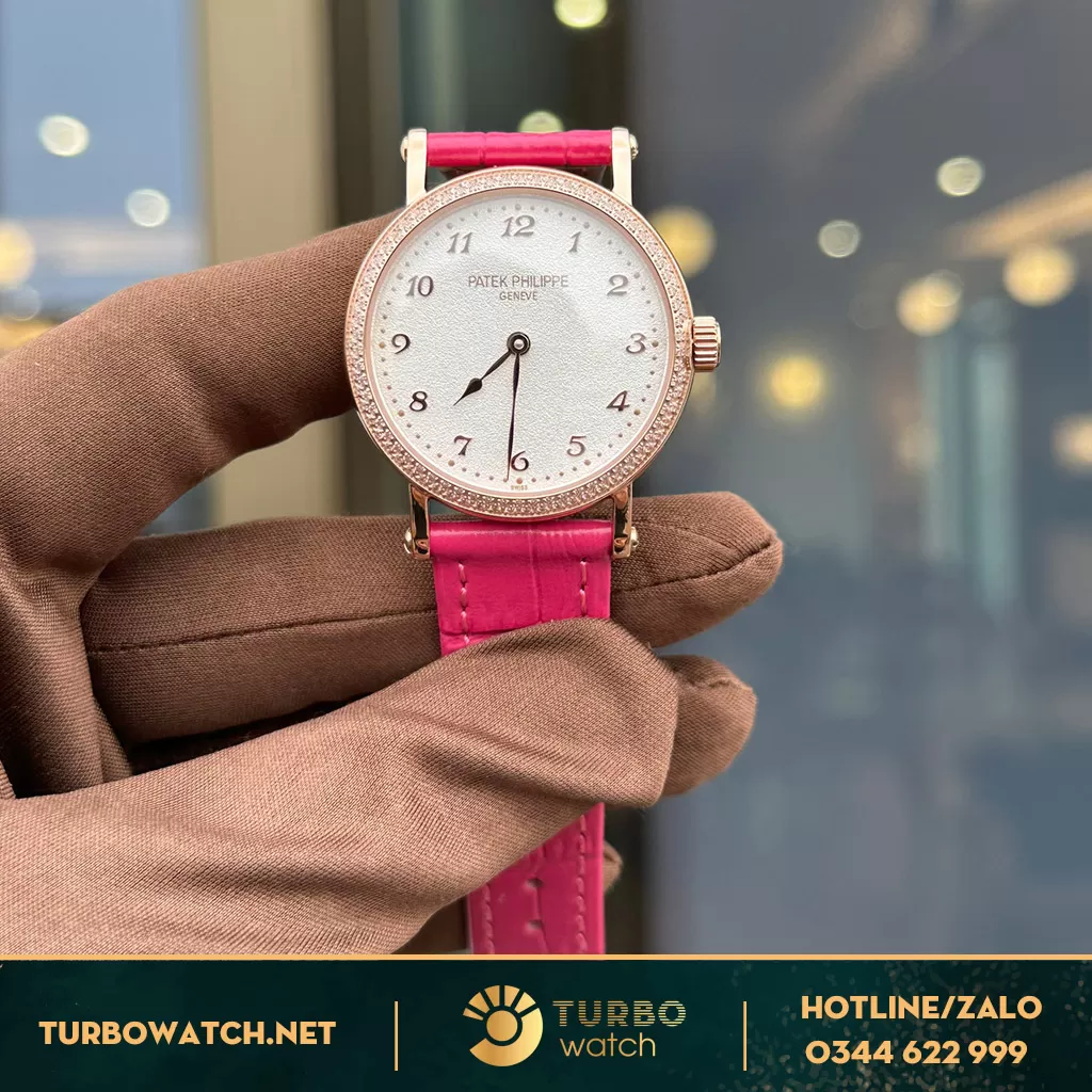 Đồng Hồ Patek Philippe Calatrava 7200R Dây Hồng Siêu cấp 