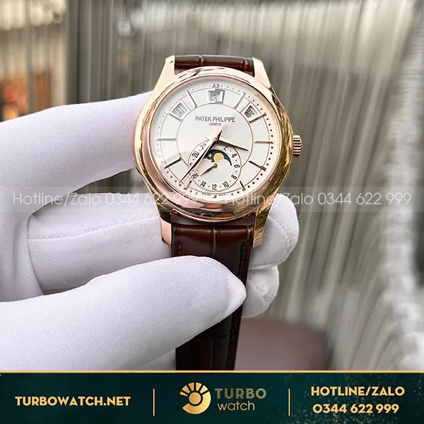 Đồng hồ patek philippe complications 5205r-001 mặt trắng replica