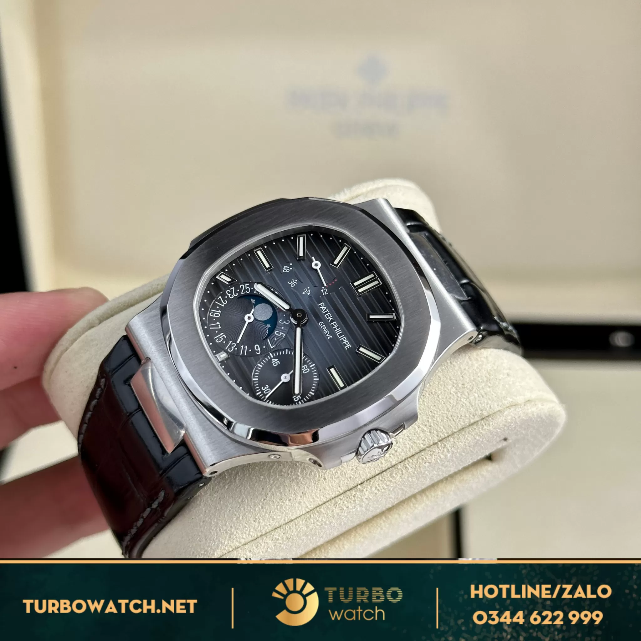 Đồng hồ Patek Philippe Nautilus 5712 blue dial fake ppf 