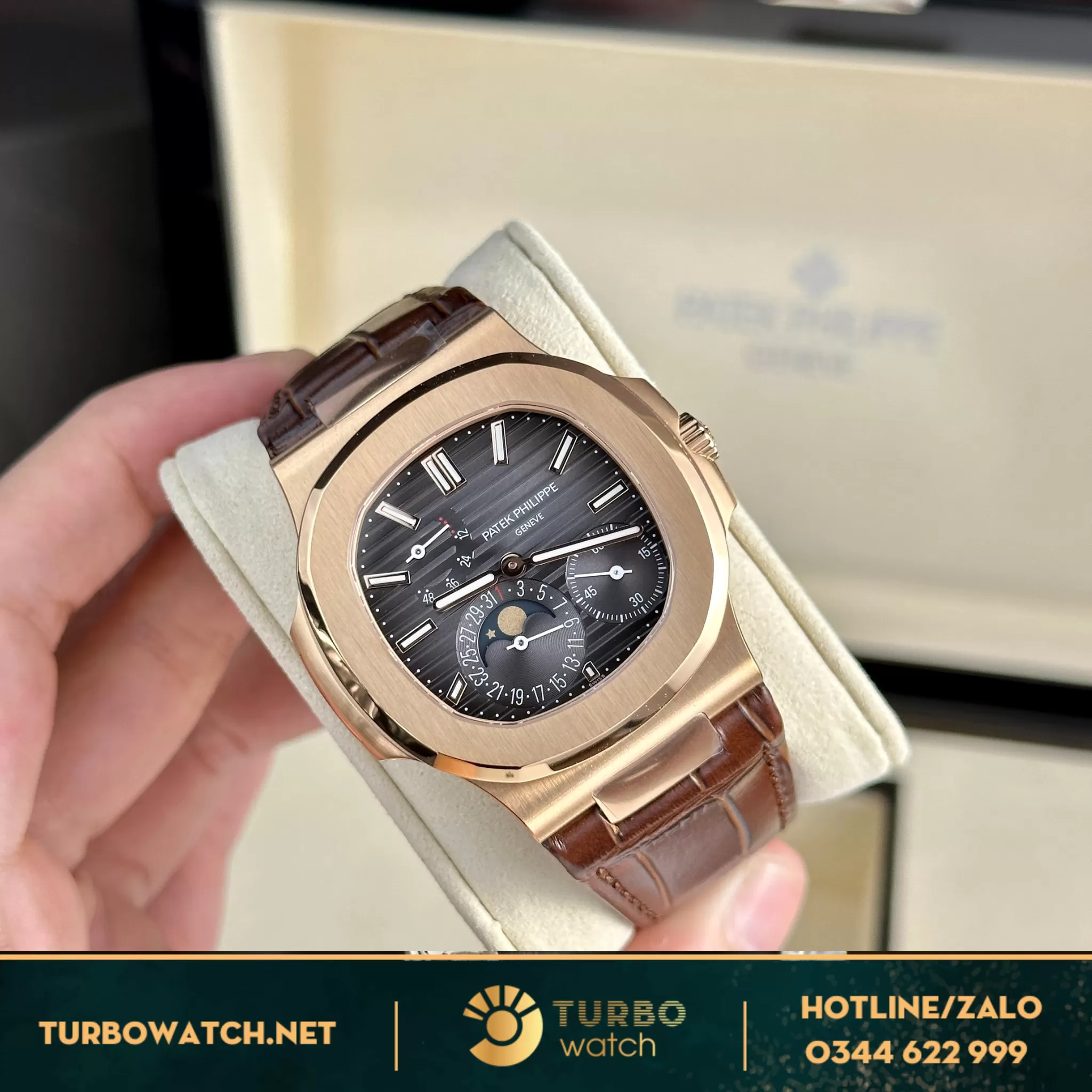 Đồng hồ Patek Philippe Nautilus 5712 ppf factory fake 