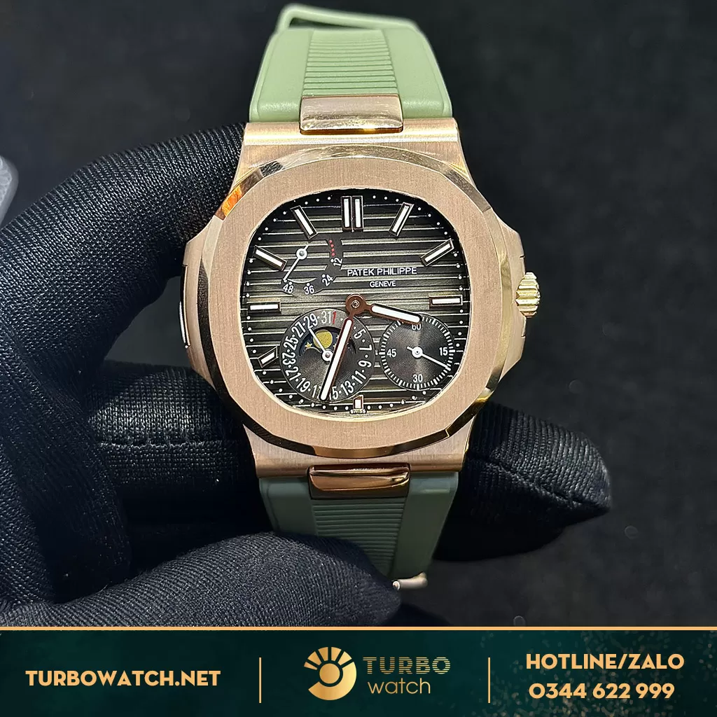 Đồng Hồ Patek Philippe Nautilus 5712 Vàng Đúc 18k Chế Tác